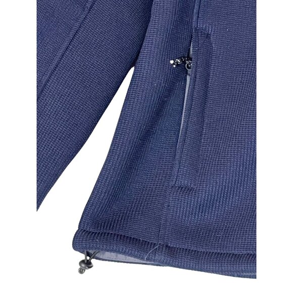 Gerry Navy Full-Zip Fleece Jacket L Men's 100% Polyester Warm & Cozy Outerwear - Picture 3 of 16